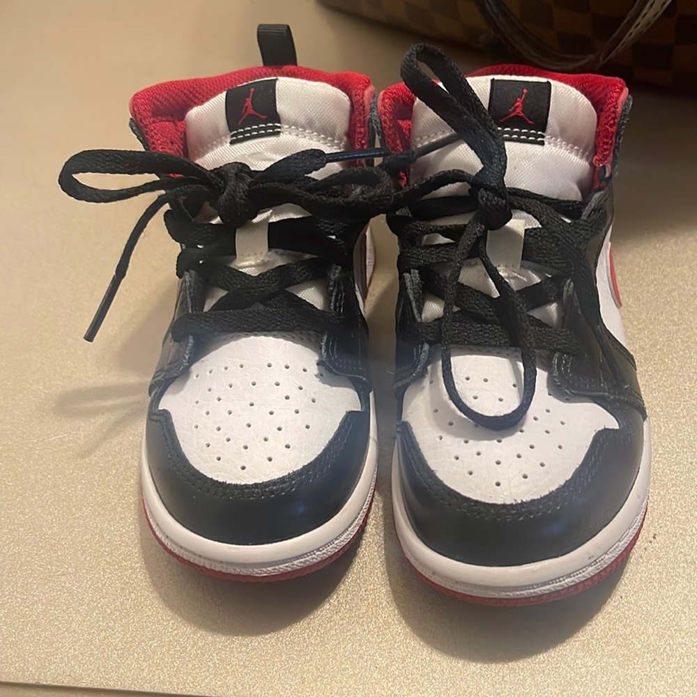 Red, white & black Jordan 1’s